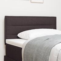 Hovedgærde Linjer Design Mørkebrun 80 cm Stof