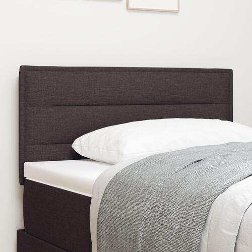 Hovedgærde Linjer Design Mørkebrun 80 cm Stof
