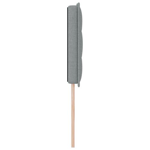 Hovedgærde Linje Design Lys Grå 140 cm Stof