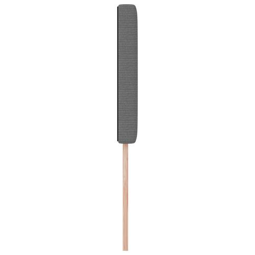 Sengegavl Enkel Design Lys Grå 80 cm Kordstof