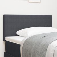 Hovedgærde Enkel Design Mørkegrå 80 cm Corduroy Stof