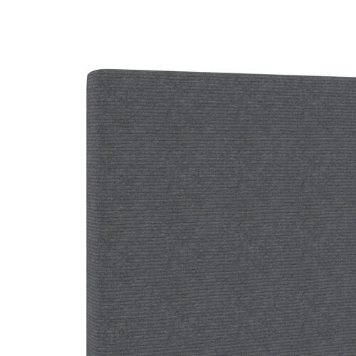 Hovedgærde Enkel Design Mørkegrå 80 cm Corduroy Stof