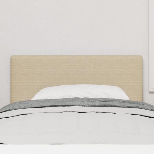 Sengegavl Enkel Design Lys Grøn Grå 90 cm Corduroy Stof