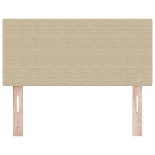 Sengegavl Enkel Design Lys Grøn Grå 90 cm Corduroy Stof