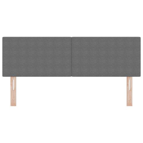 Sengegavl Enkel Design Lysegrå 160 cm Corduroy Stof