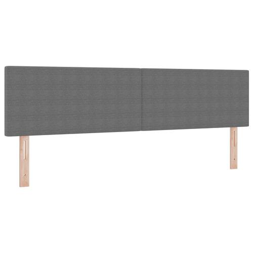 Sengegavl Enkel Design Lysegrå 180 cm Corduroy Stof