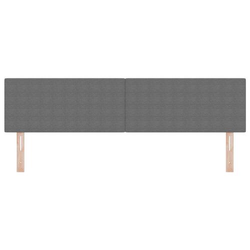 Sengegavl Enkel Design Lysegrå 180 cm Corduroy Stof
