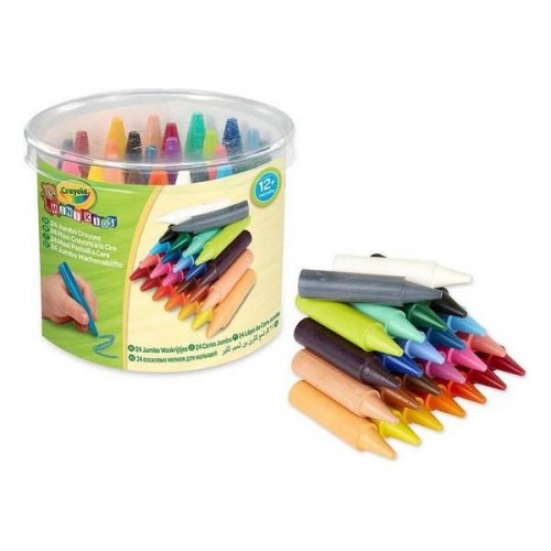Vokskridt Crayola Mini Kids - kan vaskes, 24 stk.