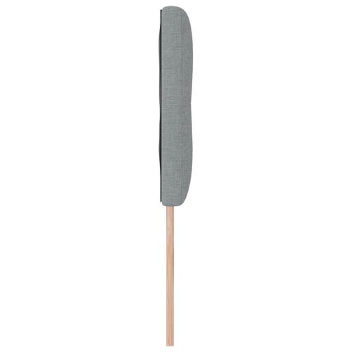 Hovedgavl Med Knapper Lysegrå 160 cm Stof