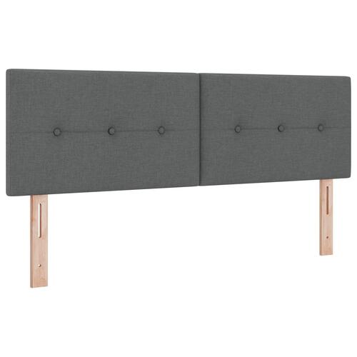 Hovedgærde med knapper, mørkegrå, 160 cm stof