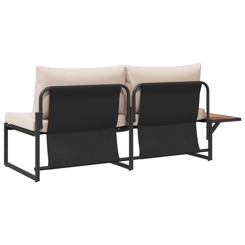 2-personers have sofa med taupe puder