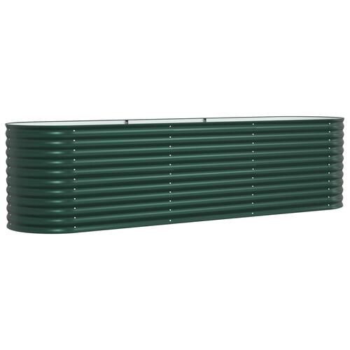 Have Højbed Grøn 320x80x81 cm Galvaniseret Stål