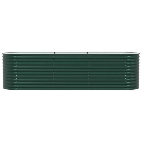 Have Højbed Grøn 320x80x81 cm Galvaniseret Stål