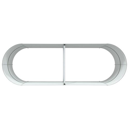 Hævet Bed til Haven Grøn 240x80x81 cm i Galvaniseret Stål