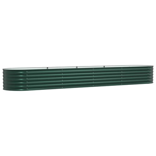 Havehævet Bed Grøn 400x80x44 cm Galvaniseret Stål