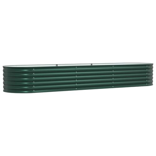 Have Højbed Grøn 320x80x44 cm i Galvaniseret Stål