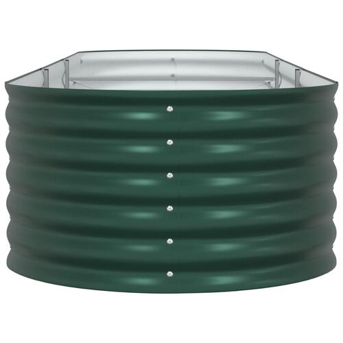 Have Højbed Grøn 320x80x44 cm i Galvaniseret Stål