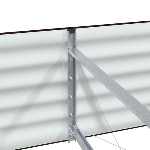 Have Højbede Brun 240x80x44 cm Galvaniseret Stål