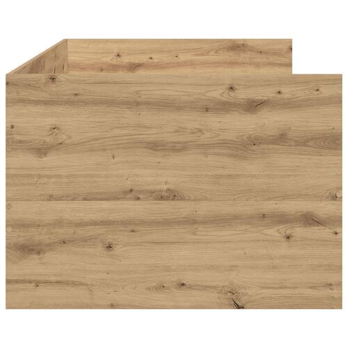 Daybed Håndlavet eg Konstrueret træ 90 x 190 cm Holdbar Daybed