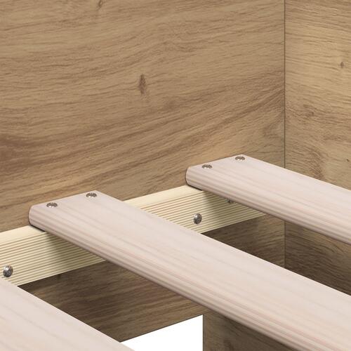 Daybed Håndlavet eg Konstrueret træ 90 x 190 cm Holdbar Daybed
