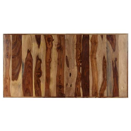 Spisebord 160 x 80 x 75 cm massivt sheeshamtræ