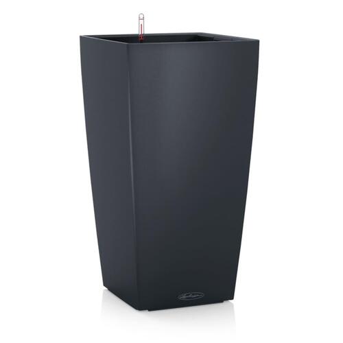 LECHUZA plantekrukke CUBICO Color 22 ALL-IN-ONE skifergrå