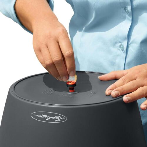 LECHUZA plantekrukke Classico Color 43 ALL-IN-ONE skifergrå 13244