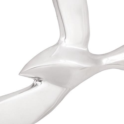 Vægmonterede Måge 2 stk Sølv Aluminium