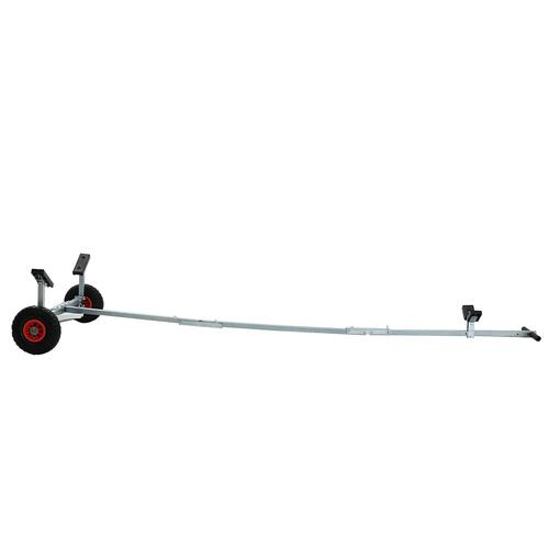 Bådtrailer med 2 Hjul - Foldbar og Justerbar - 160 kg Stål