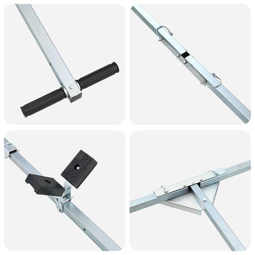 Bådtrailer med 2 Hjul - Foldbar og Justerbar - 160 kg Stål
