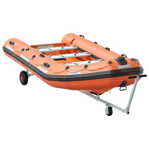 Bådtrailer med 3 Hjul - Sammenfoldelig og Justerbar, 160 kg Stål