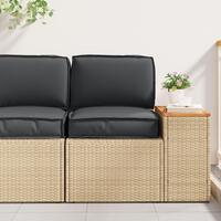 Pallepude Sort Polyester 60 x 40 x 8 cm Vandafvisende materialer