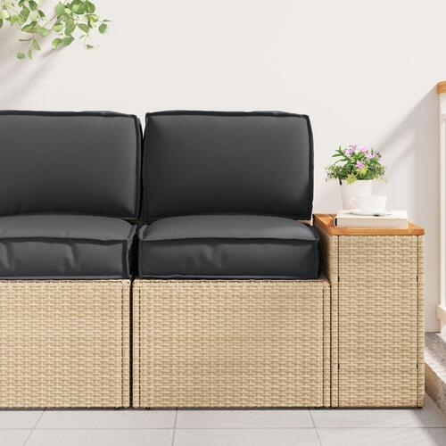 Pallepude Sort Polyester 60 x 40 x 8 cm Vandafvisende materialer