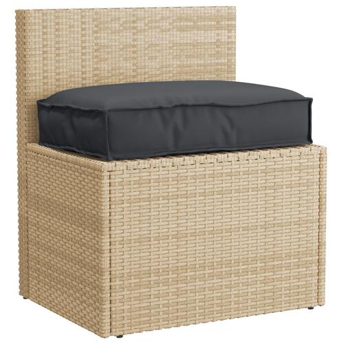 Pallepude Sort Polyester 60 x 40 x 8 cm Vandafvisende materialer