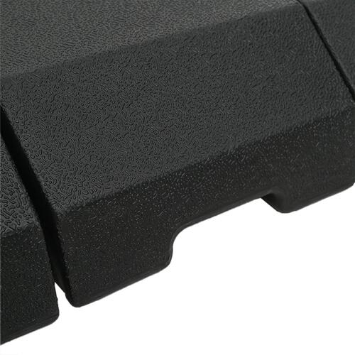 4-delt cantilever parasolfods sæt, 130 kg sand eller 90 kg vand