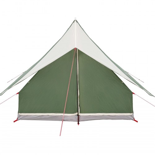 Camping telt 3-personer Grøn Polyester Sammenklappelig
