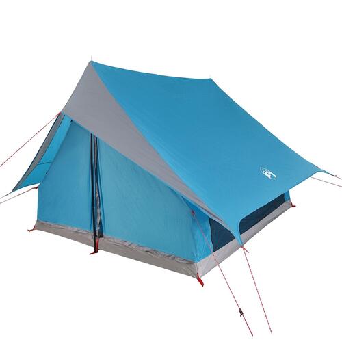 Camping Telt 5-Personers Blå Polyester 5-personers