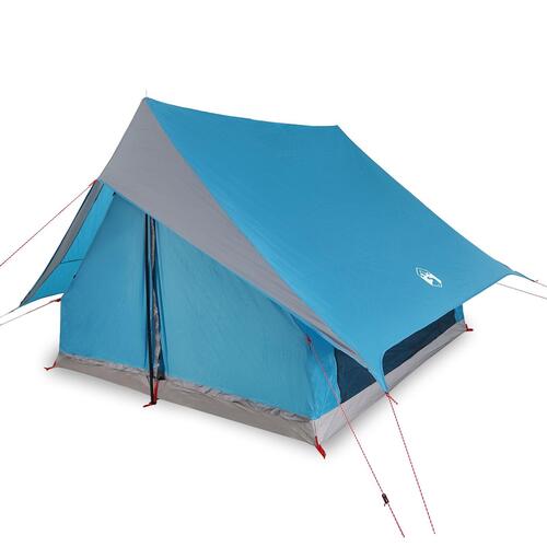 Camping Telt 5-Personers Blå Polyester 5-personers