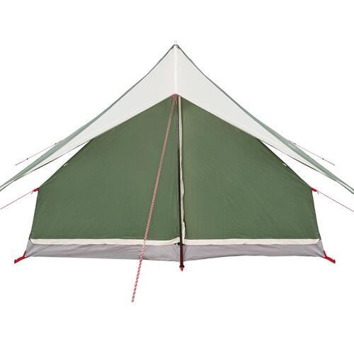 7-Personers Camping Telt Grøn Polyester, Stål 7-personers