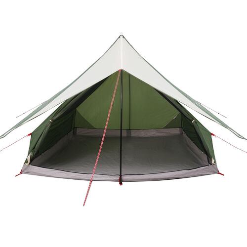 7-Personers Camping Telt Grøn Polyester, Stål 7-personers
