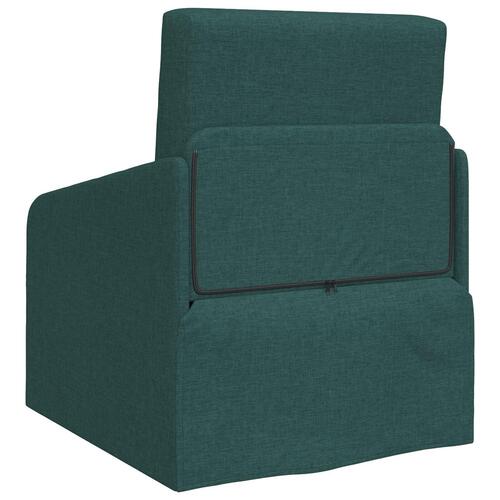 Sofa Mørkegrøn Polyesterstof 200 x 60 x 62 cm Slidstærk