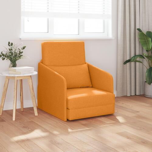Sofa Mørk Gul Polyester 200 x 60 x 62 cm Slidstærk Gulv Sofa