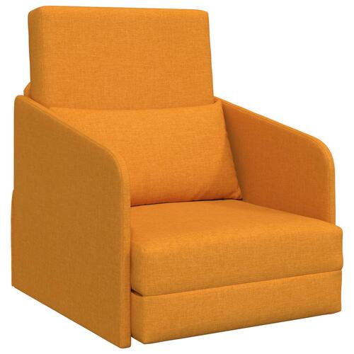Sofa Mørk Gul Polyester 200 x 60 x 62 cm Slidstærk Gulv Sofa