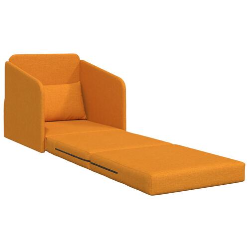 Sofa Mørk Gul Polyester 200 x 60 x 62 cm Slidstærk Gulv Sofa