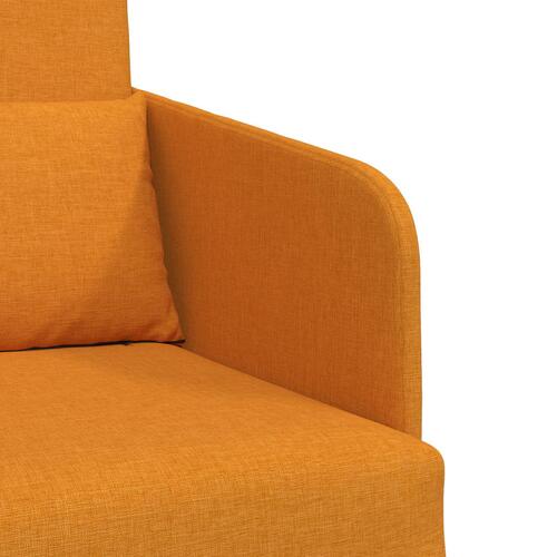 Sofa Mørk Gul Polyester 200 x 60 x 62 cm Slidstærk Gulv Sofa