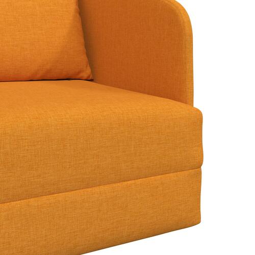 Sofa Mørk Gul Polyester 200 x 60 x 62 cm Slidstærk Gulv Sofa