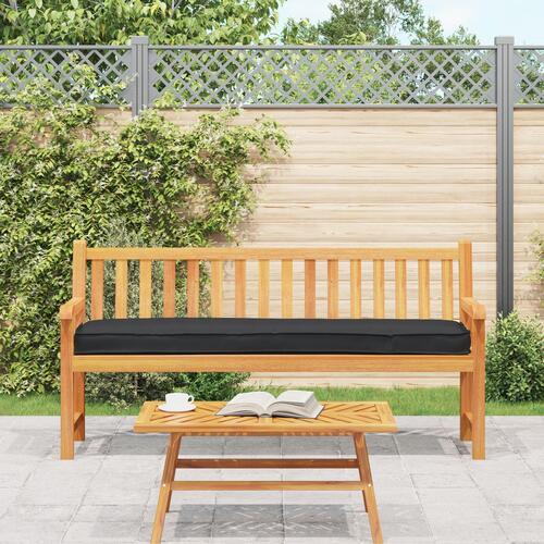 Pallepuder Sæt af 2 Sort Polyester 200 x 40 x 8 cm