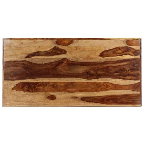 Spisebord 120 x 60 x 75 cm massivt sheeshamtræ