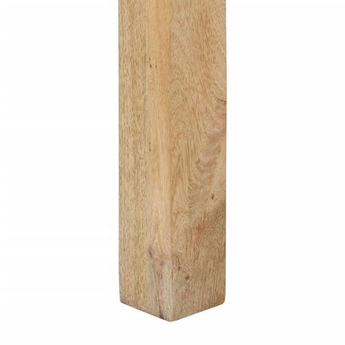 Konsolbord 110x30x75 cm massivt mangotræ afbleget