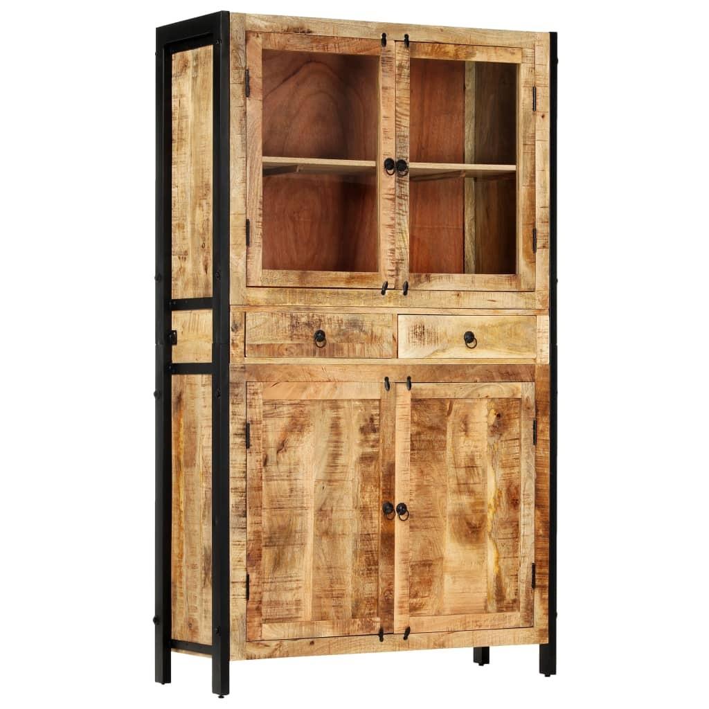Højskab 100 x 40 x 175 cm massivt mangotræ